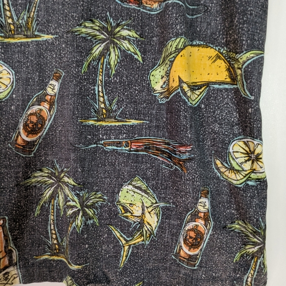 SOLD Fish Taco Party Night Mens XXL Shirt Fishing Boating Salt Life - Picture 13 of 15